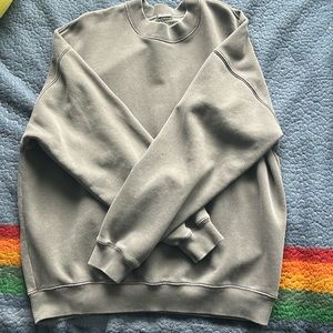 Abercrombie & Fitch Essential Crewneck Grey L TALL